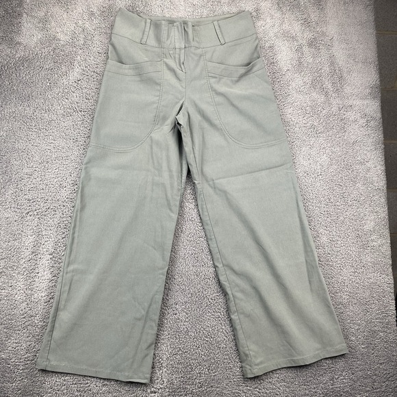 Atelier Rare Toggery Pants Women‎ 12 (30x28) Viscose Performance Wide Leg Italy - Picture 1 of 10